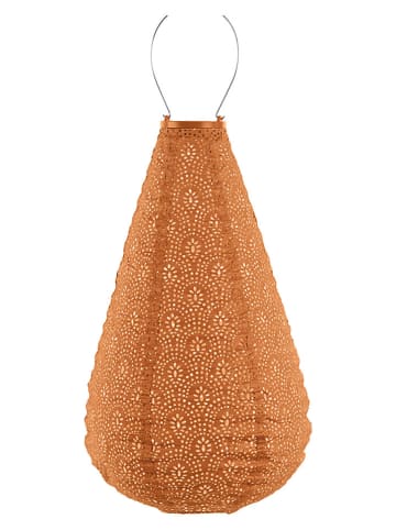 Lumiz Lampion solarny LED "Fan Drop" w kolorze pomarańczowym - wys. 45 x Ø 28 cm