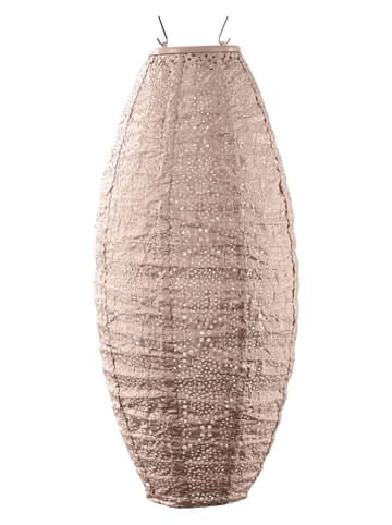 Lumiz LED-Solarlaterne ''Bazaar Long Oval'' in Beige - (H)45 x Ø 20 cm