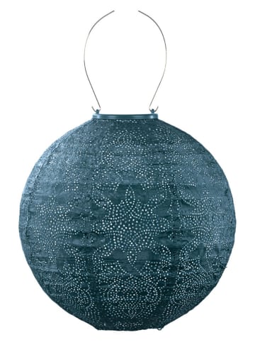 Lumiz Lampion solarny LED "Marrakesh Rond" w kolorze morskim - Ø 30 cm
