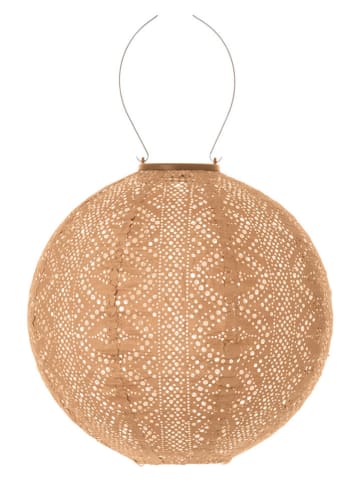 Lumiz Lampion solarny LED "Lace Rond" w kolorze brzoskwiniowym - Ø 30 cm
