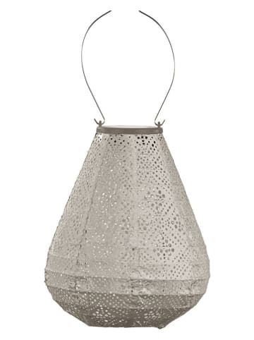 Lumiz LED-Solarlaterne ''Topaze Tulip'' in Taupe - (H)22,5 x Ø 20 cm