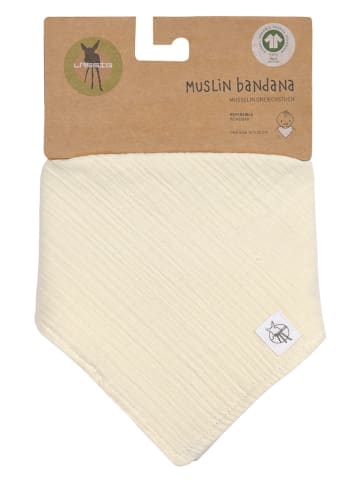 Lässig Musselin-Dreieckstuch in Creme