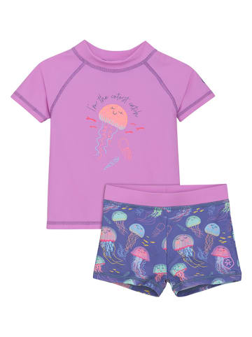 Color Kids Badeoutfit in Lila/ Dunkelblau