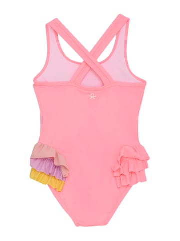 Color Kids Badeanzug in Rosa/ Bunt