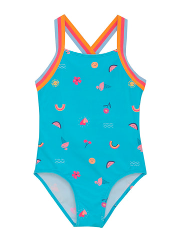 Color Kids Badeanzug in Blau/ Bunt