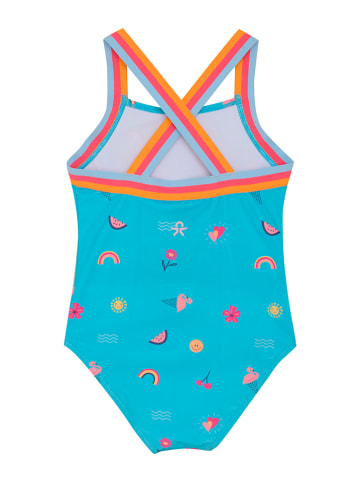 Color Kids Badeanzug in Blau/ Bunt