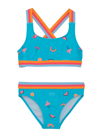 Color Kids Bikini in Blau/ Bunt