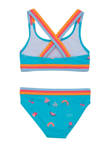 Color Kids Bikini in Blau/ Bunt