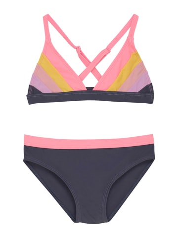 Color Kids Bikini in Dunkelblau/ Bunt