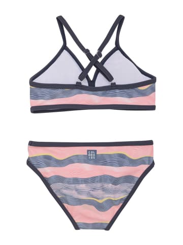 Color Kids Bikini in Rosa/ Blau