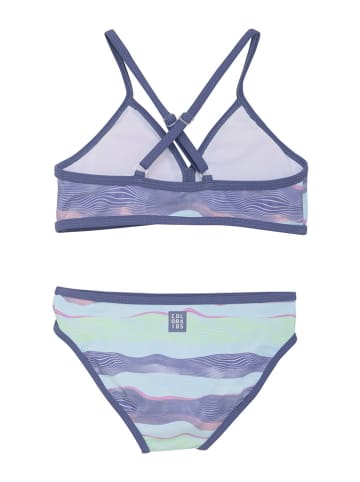 Color Kids Bikini in Lila/ Hellblau