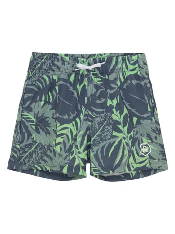 Color Kids Badeshorts in Grün/ Blau