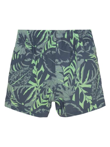 Color Kids Badeshorts in Grün/ Blau