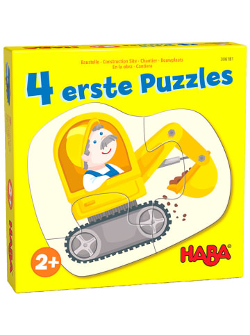 Haba 4-częściowe puzzle "Plac budowy" - 2+