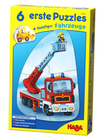 Haba 6-częściowe puzzle "Pojazdy" - 2+