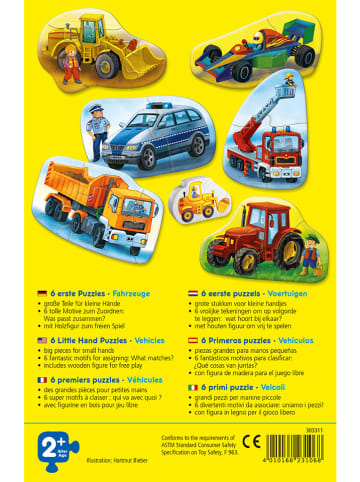 Haba 6tlg. Puzzles "Fahrzeuge" - ab 2 Jahren