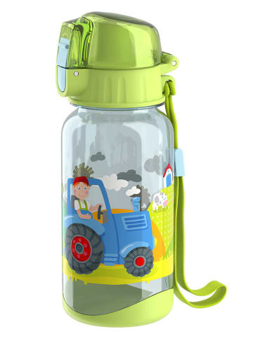 Haba Trinkflasche "Traktor" in Grün - ab 12 Monaten