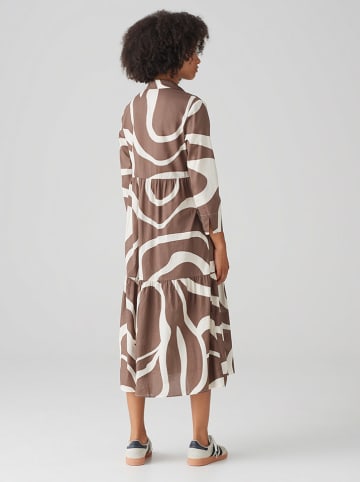 OPUS Kleid in Hellbraun