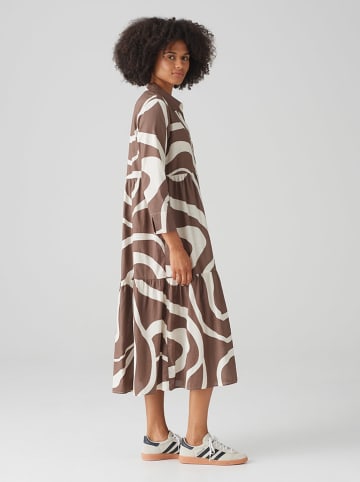 OPUS Kleid in Hellbraun