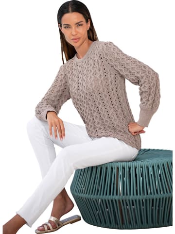Heine Pullover in Taupe