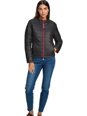 Heine Wende-Steppjacke in Rot/ Schwarz