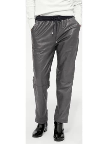 Heine Lederhose in Anthrazit