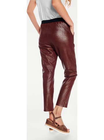 Heine Leren broek bruin