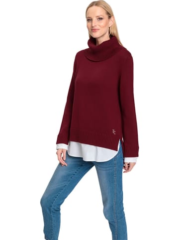 Heine Rollkragenpullover in Bordeaux