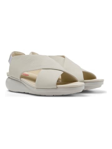 Camper Leder-Sandaletten in Weiß