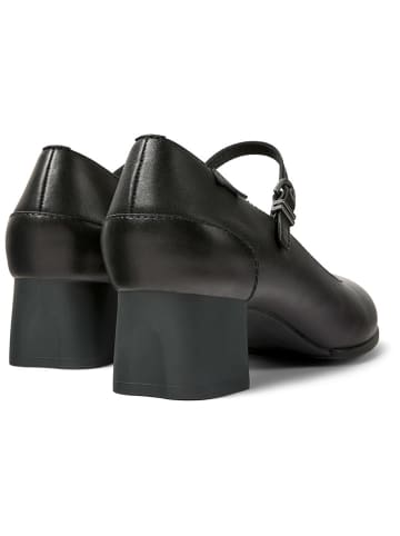Camper Leder-Spangenpumps in Schwarz