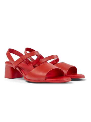 Camper Leren haksandalen rood