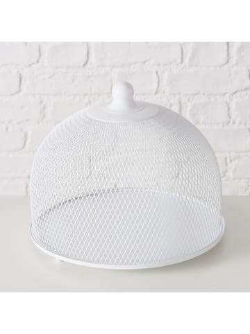 Boltze Servierhaube "Lutea" in Weiß - (H)17 x Ø 25 cm