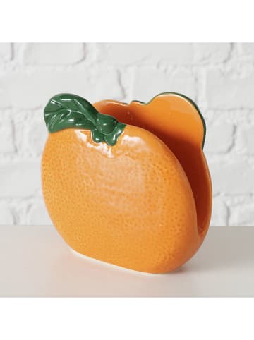 Boltze Serwetnik "Orange" w kolorze pomarańczowym - 14x 13,5 x 5,5 cm