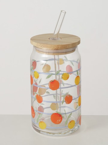 Boltze Szklanki (2 szt.) "Fruits" ze wzorem - 450 ml
