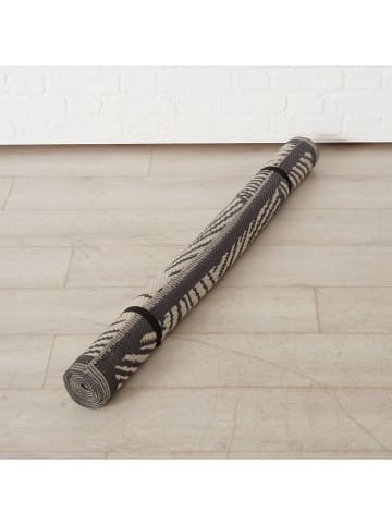 Boltze Teppich "Palmo" in Beige/ Schwarz - (L)180 x (B)120 cm