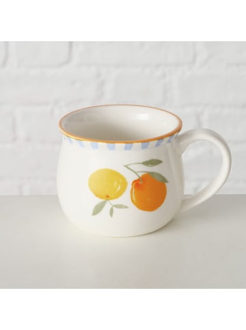 Boltze Kubki (3 szt.) "Fruits" w kolorze żółto-pomarańczowym - 180 ml