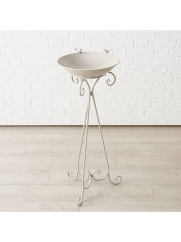 Boltze Vogeltränke "Wonka" in Grau - (H)89 cm