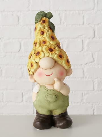 Boltze Figurki dekoracyjne (2 szt.) "Jessy" w kolorze żółto-zielonym - wys. 21 cm