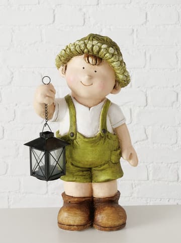 Boltze 2er-Set: Dekofiguren "Nicci" in Grün/ Gelb - (H)41 cm