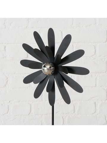Boltze 2er-Set: Gartenstäbe "Sigalo" in Schwarz - (H)112 cm
