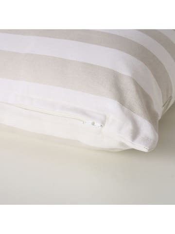 Boltze Kissen "Sands" in Beige/ Weiß - (L)45 x (B)45 cm