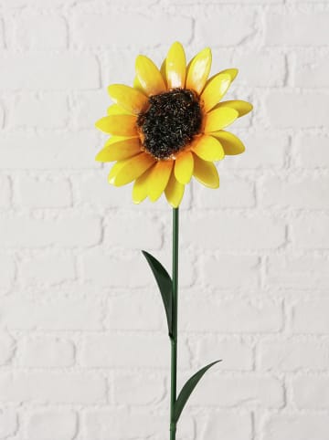 Boltze Gartenstab "Sunnie" in Gelb - (H)58 cm