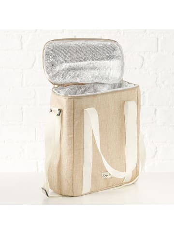 Boltze Kühltasche "Keep Cool" in Beige - (B)29 x (H)31 x (T)13 cm