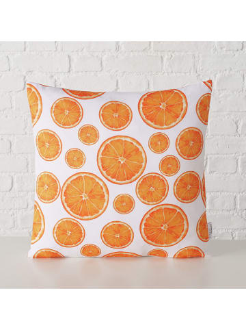 Boltze Kussen "Orangy" oranje - (L)45 x (B)45 cm