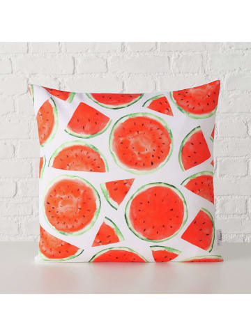 Boltze Kissen "Watermelon" in Rot - (L)45 x (B)45 cm
