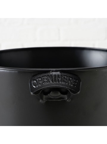 Boltze Kühler "Cool" in Schwarz - (H)22 x  Ø 25 cm