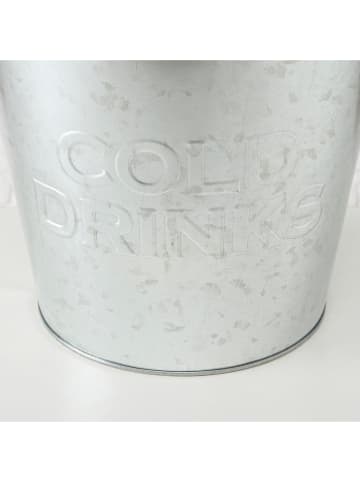 Boltze Koeler "Cool" zilverkleurig - (H)22 x  Ø 25 cm