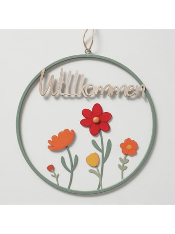 Boltze 2-delige set: decohangers "Farina" meerkleurig - Ø 30 cm