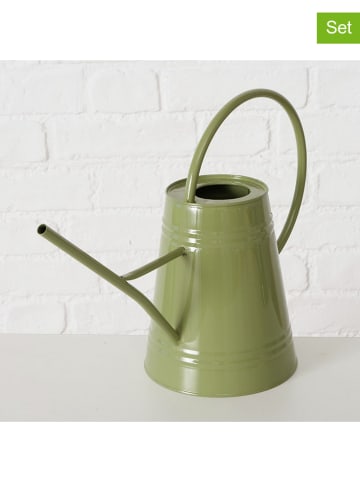 Boltze 2-delige set: gieters "Mento" groen - (B)41,5 x (H)28 x (D)16 cm