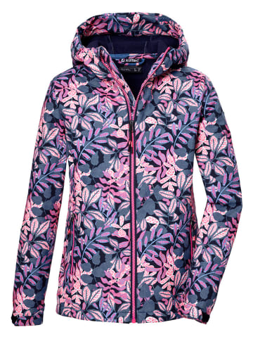 Killtec Softshelljacke "Kos" in Blau/ Rosa
